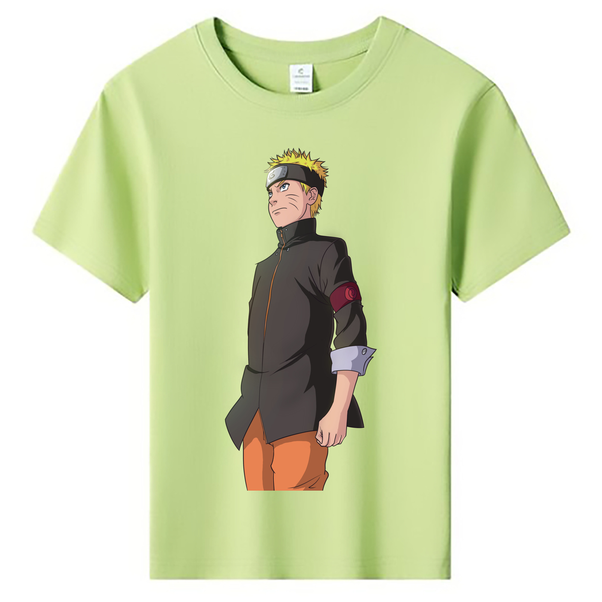 （画像用） NARUTO -ナルト- うずまき ナルト Uzumaki Naruto 綿100％キッズTシャツ（フロントプリント）